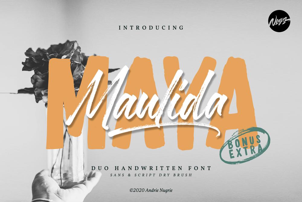 Maulida Maya Duo Font